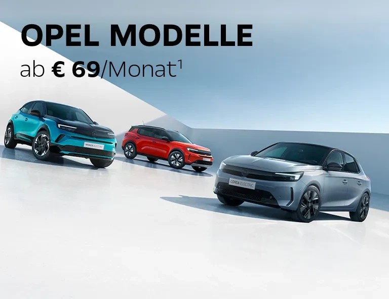 Opel Modelle mit Sonderangeboten - von deinem örtlichen Opel-Partner