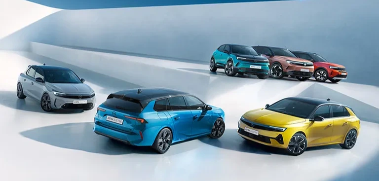 Passenger cars showroom