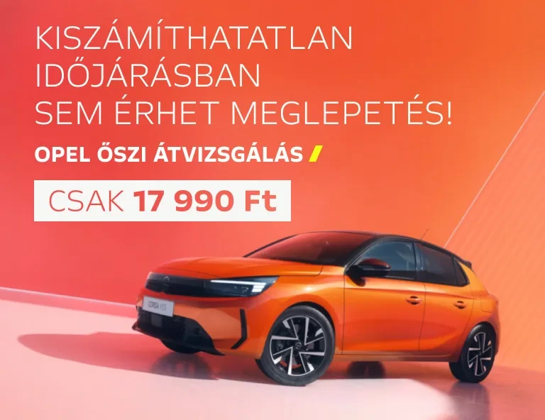 Opel őszi átvizsgálás