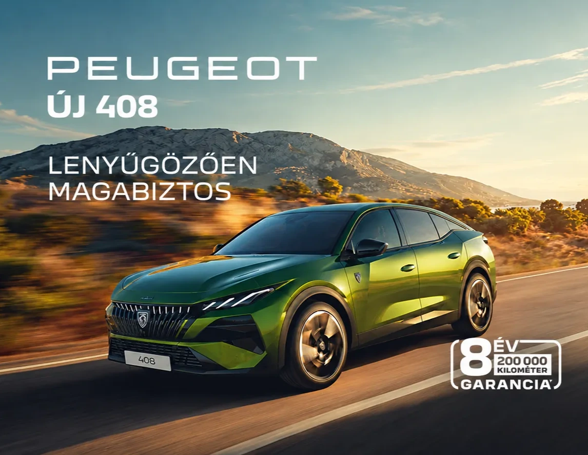 PEUGEOT ÚJ 408 HYBRID