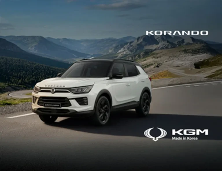 KGM BORN IN KOREA. BUILT FOR THE WORLD