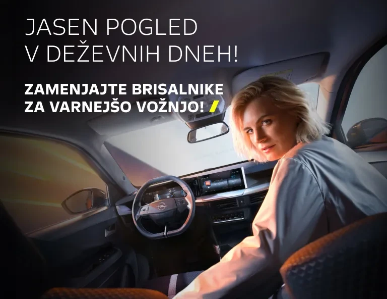 ZAMENJAJTE BRISALNIKE ZA VARNEJŠO VOŽNJO!